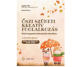 ŐSZI SZÜNETI KREATÍV FOGLALKOZÁS 