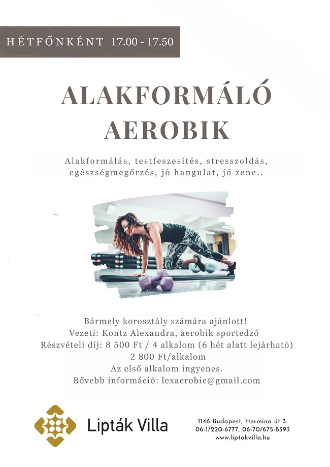 ALAKFORMÁLÓ AEROBIK