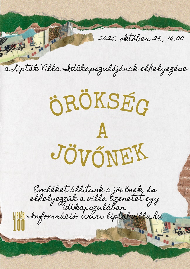 ÖRÖKSÉG A JÖVŐNEK
