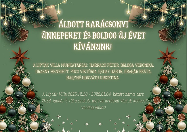 ÜNNEPI NYITVATARTÁS