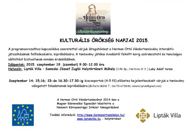 Kulturlis rksg Napjai 2015.