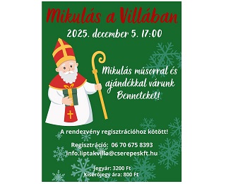MIKULÁS A VILLÁBAN