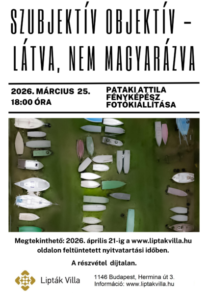 Szubjektív objektív Lipták Galéria