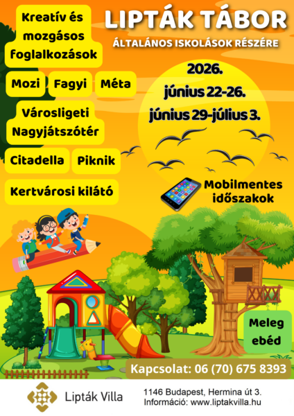Kreatív és mozgásos foglalkozások 2026